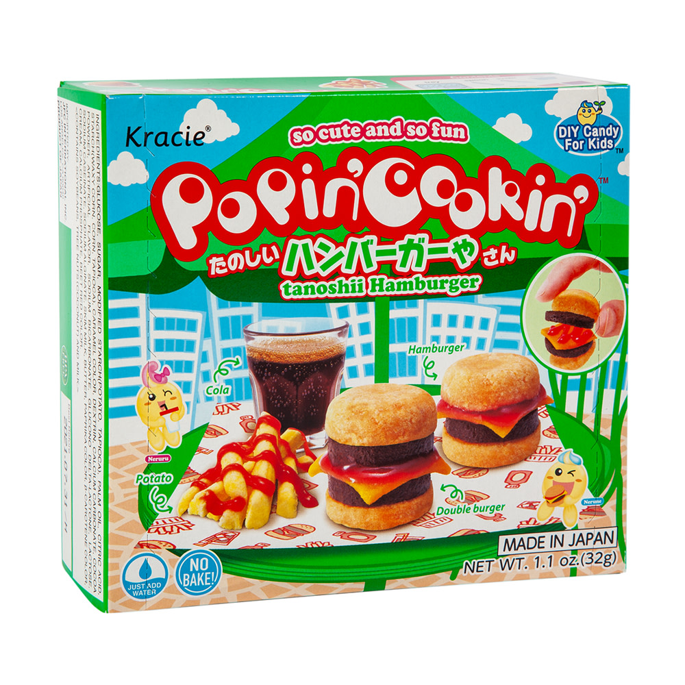 Popin' Cookin'™ - Tanoshii Hamburger DIY Candy Kit for Kids