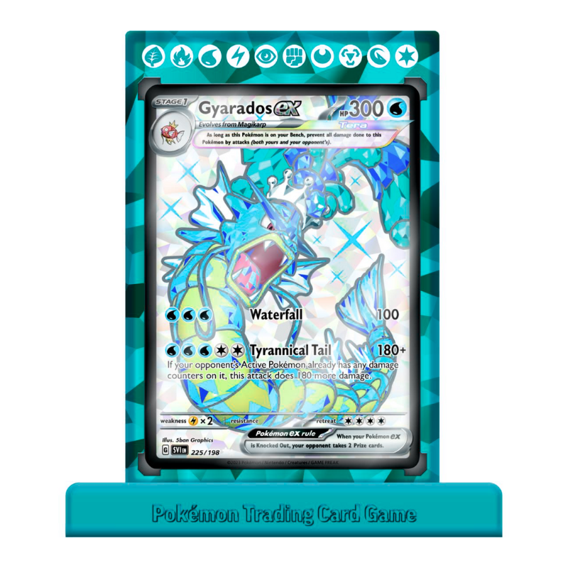 all gyarados pokemon cards Pokémon TCG - EX, Premium Collection Color:Dragonskin Teal players:2 shuffle those Energy cards MtG Final Fantasy Mythic