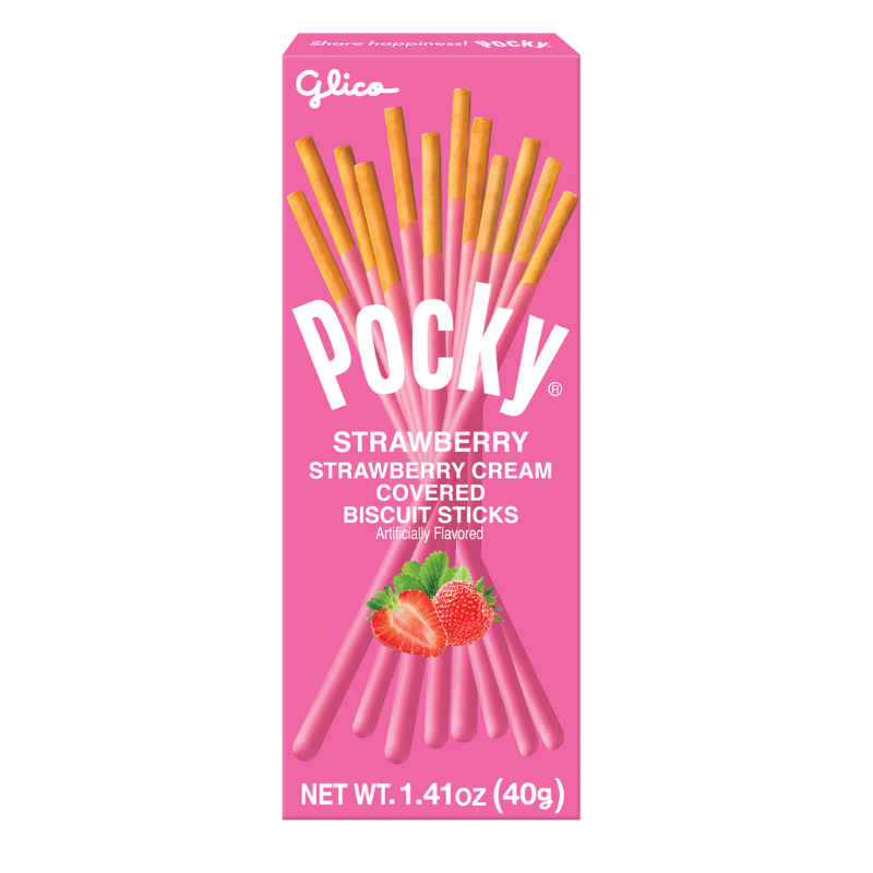 Glico Pocky® Strawberry, 1.41 oz | Snyder's Candy