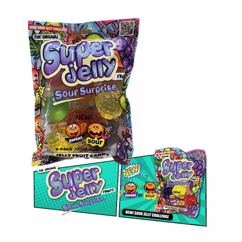 The Original Super Jelly Fruits: SOUR Surprise™ - 9pk 11.13 oz