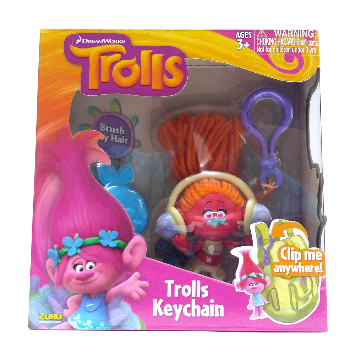 Trolls Medium Key Chain W/ Accesory - DJ Suki | Snyder's Candy